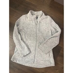 MNY‎ Marc New York Performance Gray Full Zip Jacket Sweater Large L